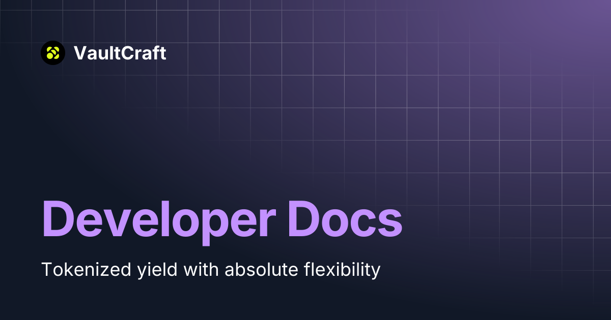Developer Docs | VaultCraft